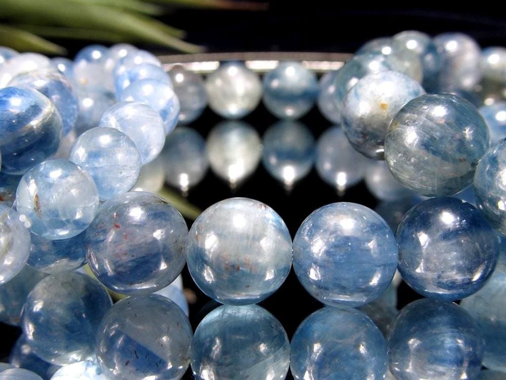 カイヤナイト 藍晶石 ブレスレット ブルー 青色