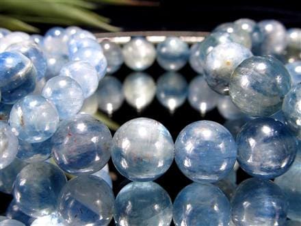 カイヤナイト 藍晶石 ブレスレット ブルー 青色