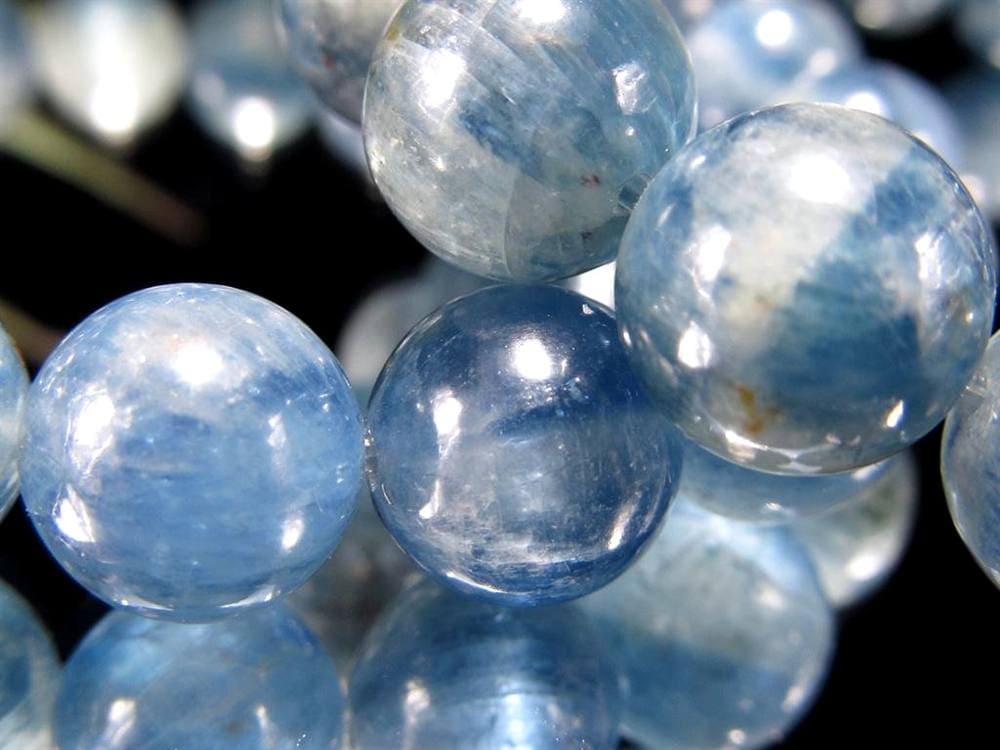 カイヤナイト 藍晶石 ブレスレット ブルー 青色