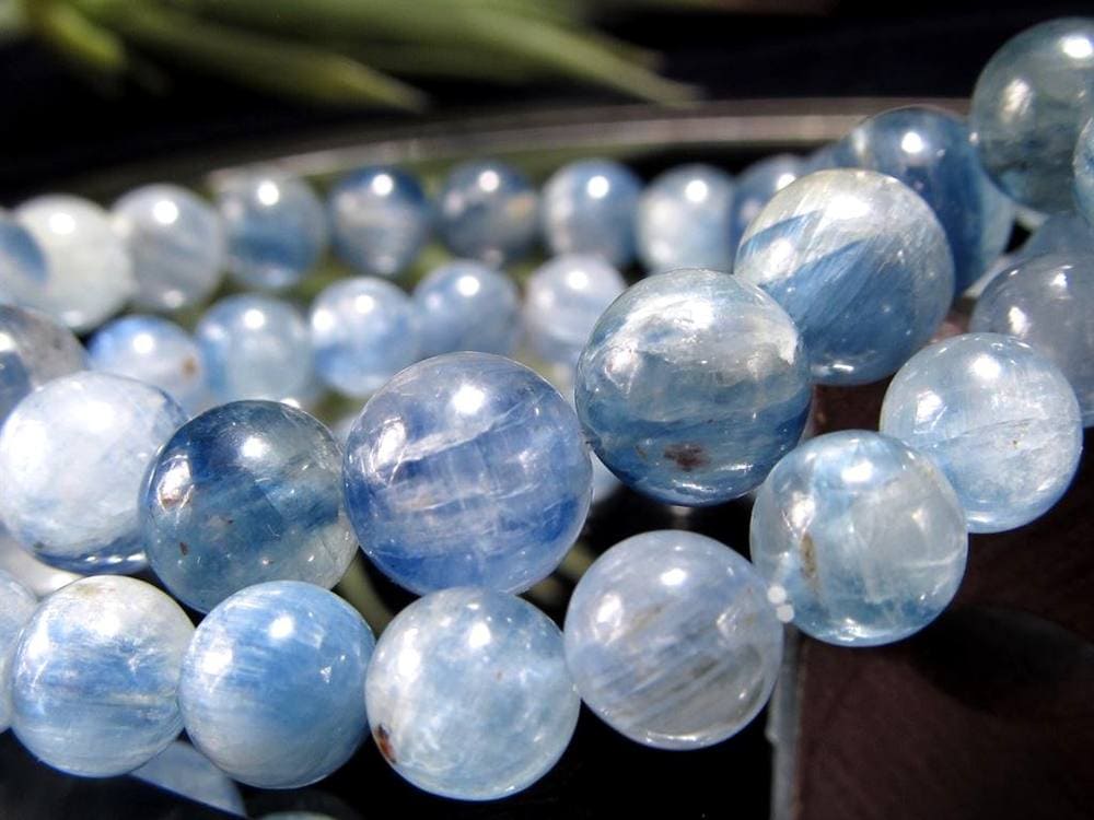 カイヤナイト 藍晶石 ブレスレット ブルー 青色