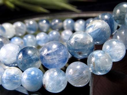 カイヤナイト 藍晶石 ブレスレット ブルー 青色