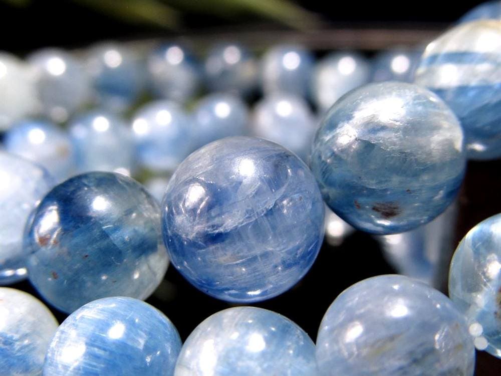 カイヤナイト 藍晶石 ブレスレット ブルー 青色