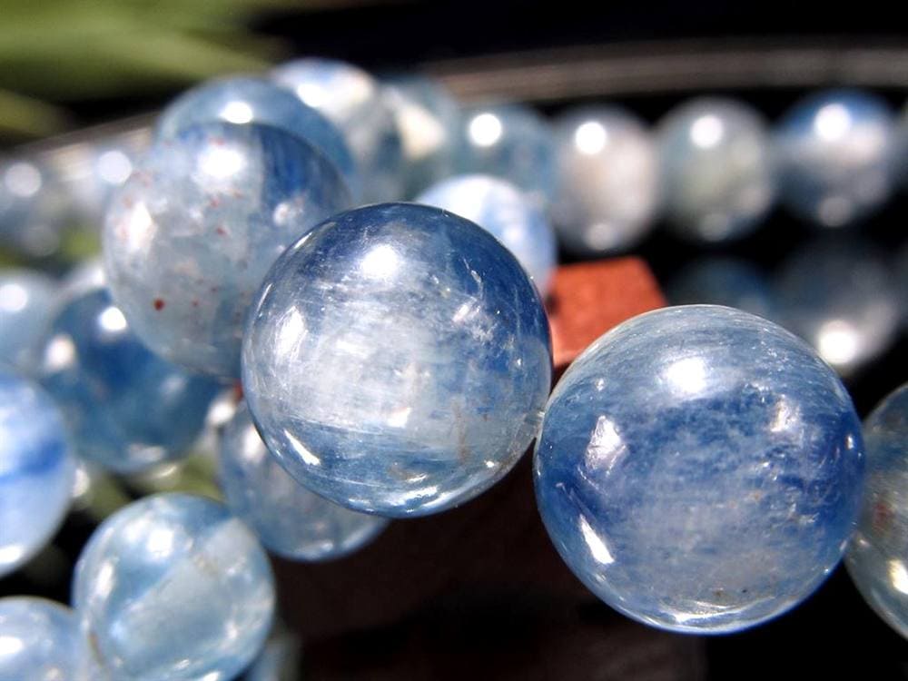 カイヤナイト 藍晶石 ブレスレット ブルー 青色