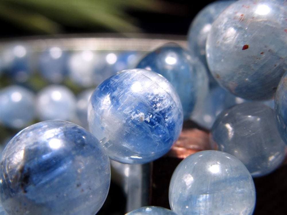 カイヤナイト 藍晶石 ブレスレット ブルー 青色