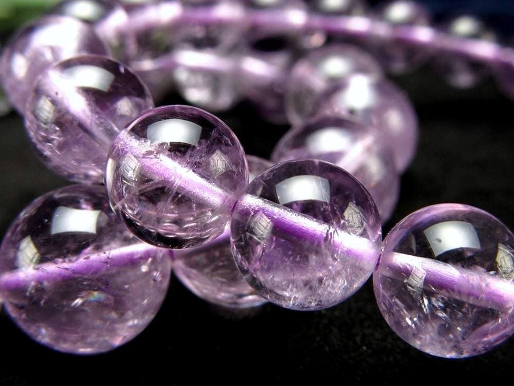 ラベンダーアメジスト アメジスト 紫水晶 ブレスレット 2月の誕生石