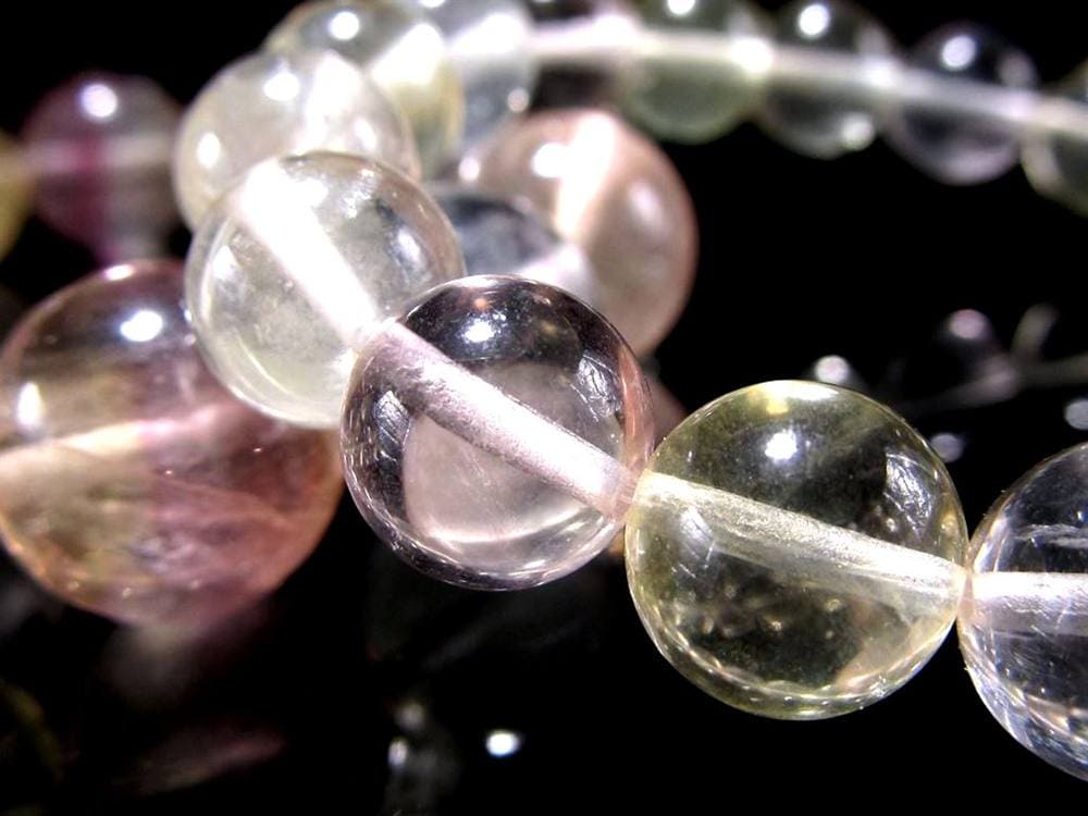 フローライト ブレスレット マルチカラーフローライト ファントムフローライト 蛍石