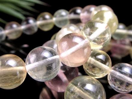 フローライト ブレスレット マルチカラーフローライト ファントムフローライト 蛍石