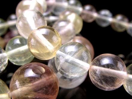 フローライト ブレスレット マルチカラーフローライト ファントムフローライト 蛍石