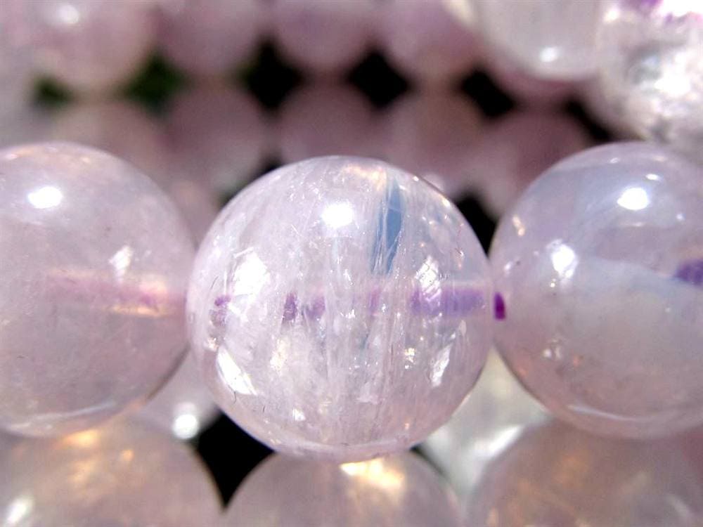 特殊カラー ムーンライトアメジスト スコロライト ブレスレット 2月の誕生石