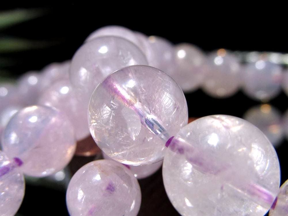 特殊カラー ムーンライトアメジスト スコロライト ブレスレット 2月の誕生石
