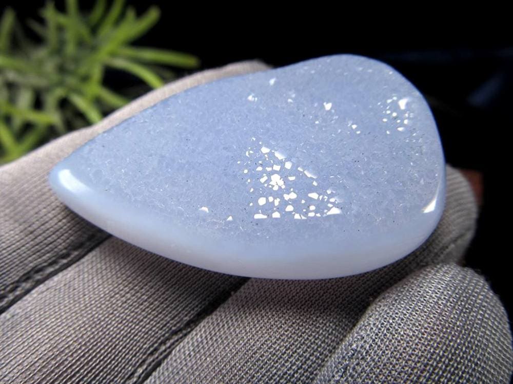 カルセドニー 青玉髄 天然色 タンブル パワーストーン