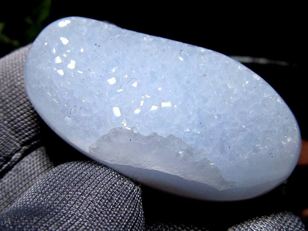 カルセドニー 青玉髄 天然色 タンブル パワーストーン