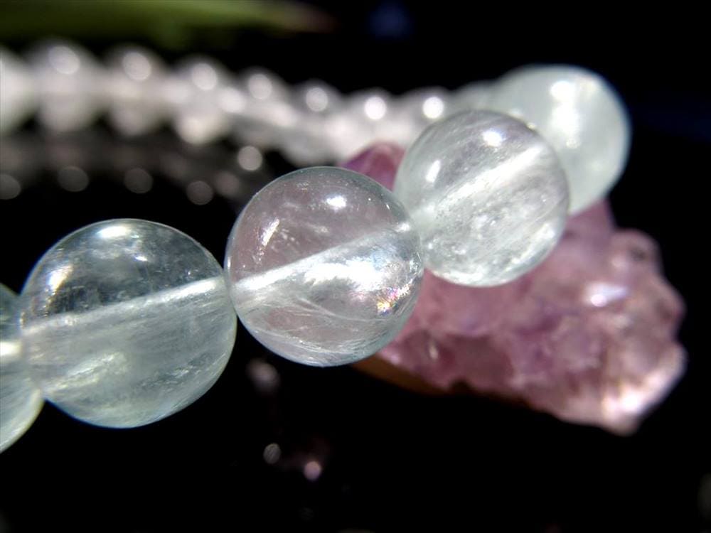 グラデーション フローライト 蛍石 ブレスレット 天才の石