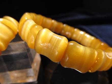 ゴールデンタイガーアイ 虎目石 ブレスレット 金運 タイガーアイ