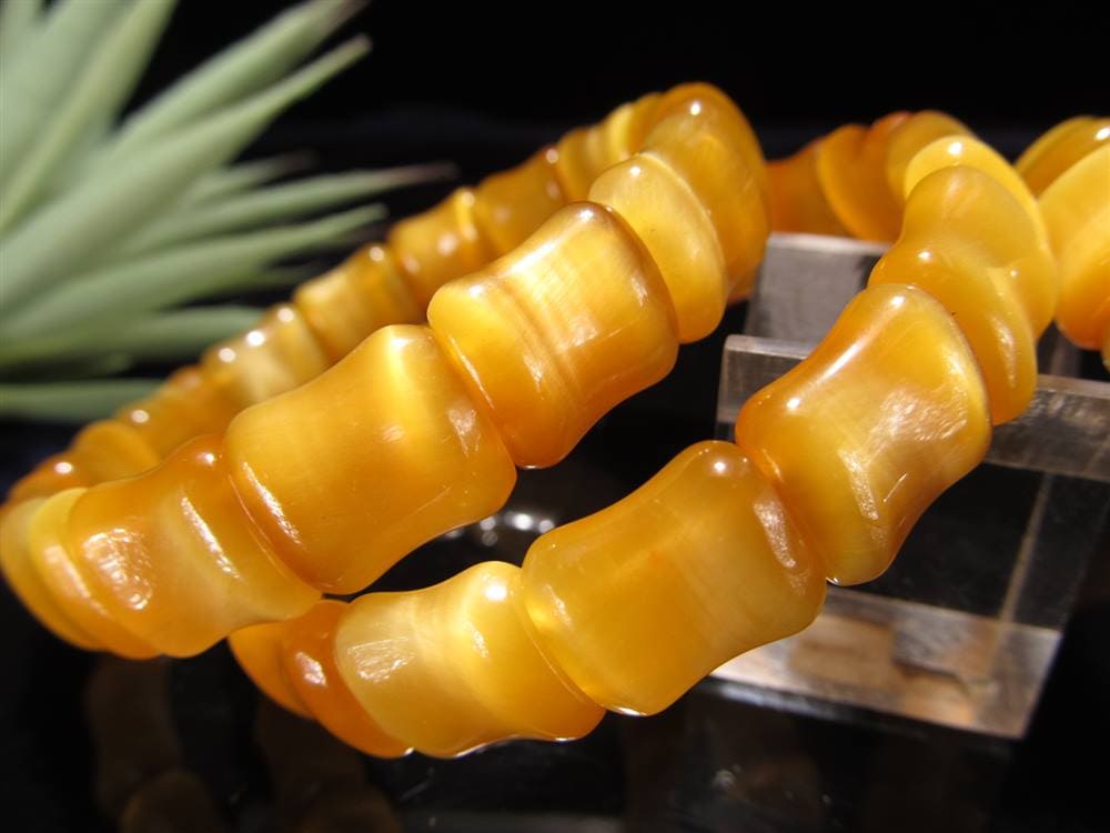 ゴールデンタイガーアイ 虎目石 ブレスレット 金運 タイガーアイ