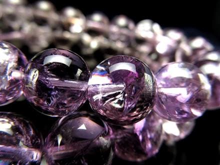 アメジスト ブレスレット グラデーション 紫水晶 アイリスクオーツ