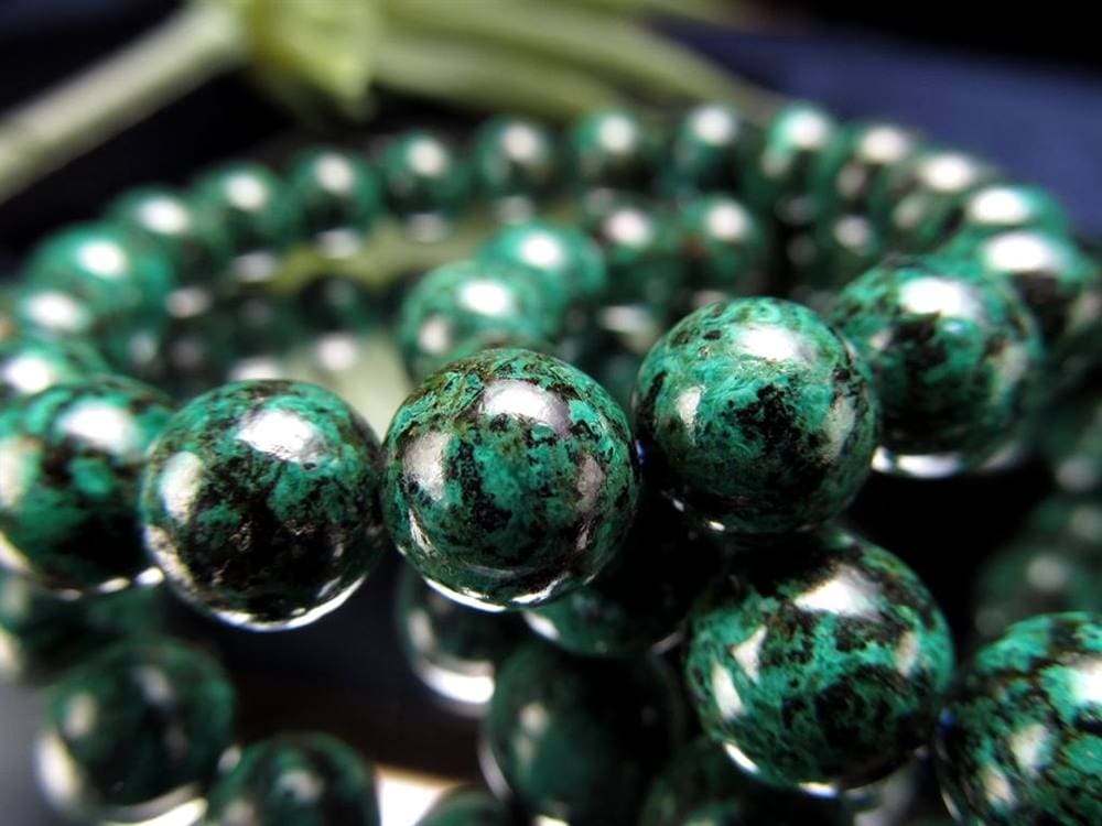 クリソコラ 珪孔雀石 ブレスレット ヒーリング 癒し