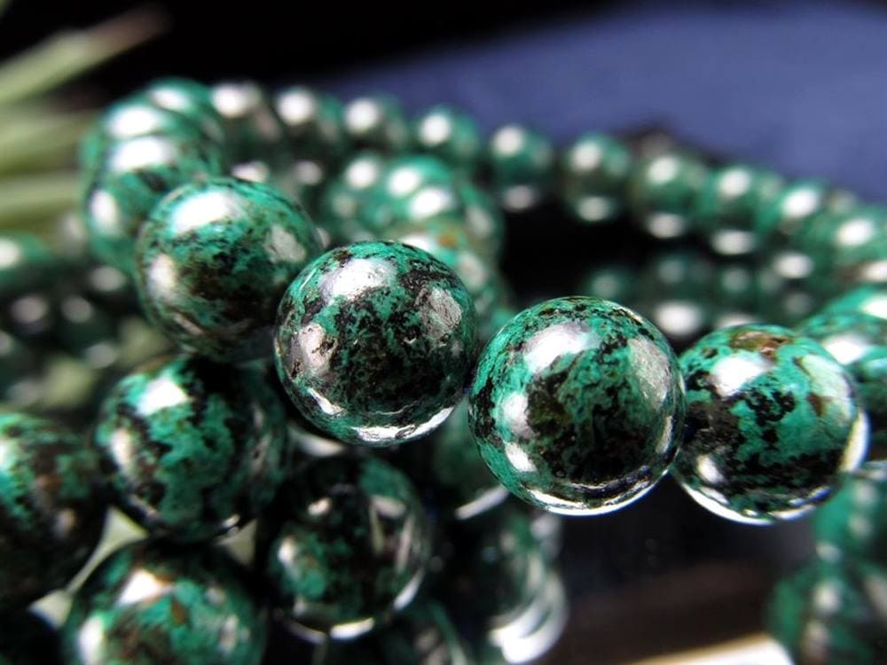 クリソコラ 珪孔雀石 ブレスレット ヒーリング 癒し