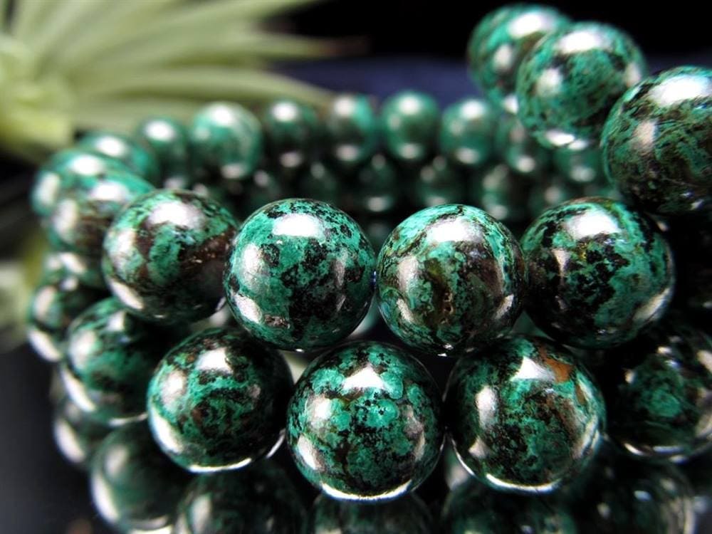 クリソコラ 珪孔雀石 ブレスレット ヒーリング 癒し