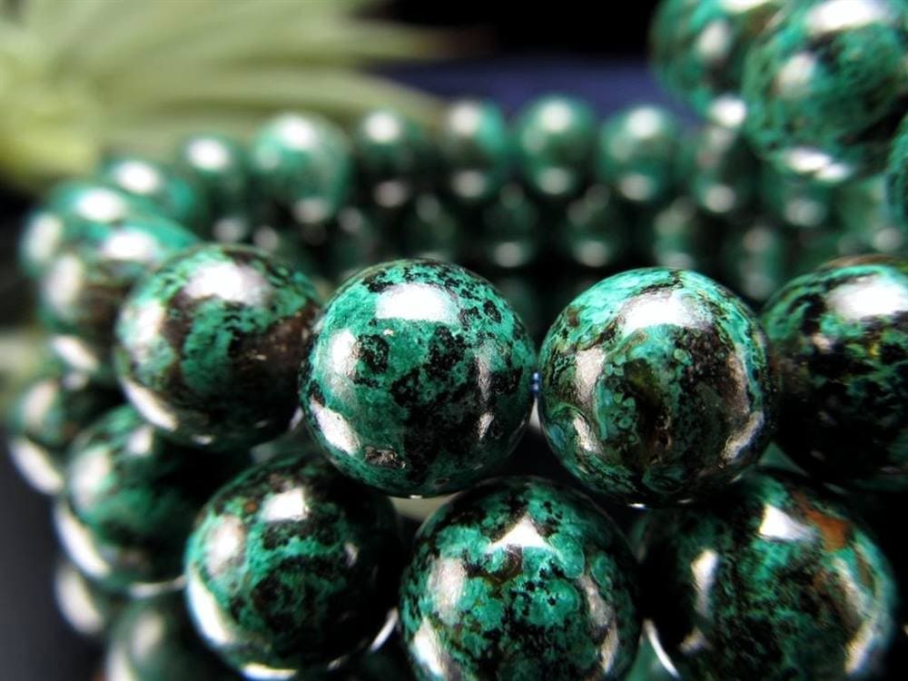 クリソコラ 珪孔雀石 ブレスレット ヒーリング 癒し