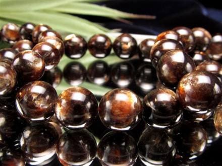 ブラックマイカ 黒雲母 雲母 ブレスレット ゴールデンマイカ