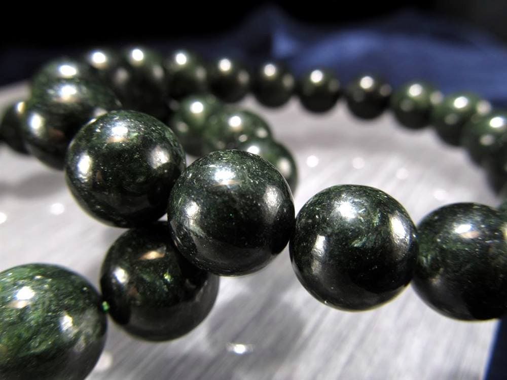 フックサイト ブレスレット グリーンマイカ 雲母 シラー効果