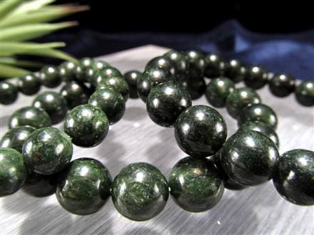 フックサイト ブレスレット グリーンマイカ 雲母 シラー効果