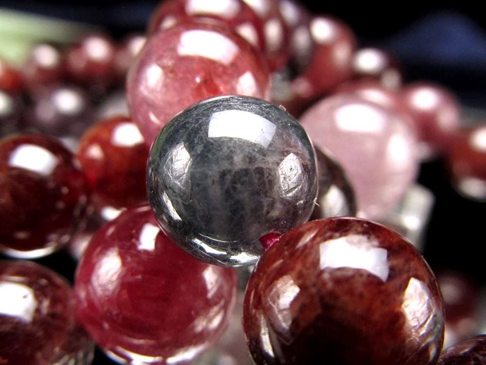 カラースピネル MIXスピネル 尖晶石 ブレスレット 8月の誕生石