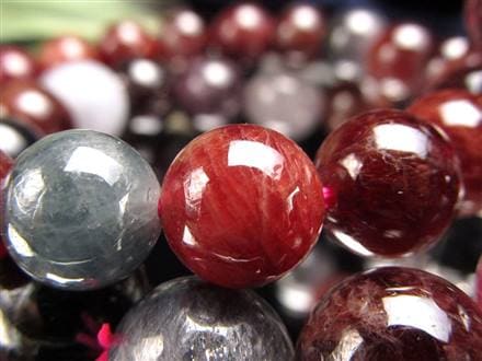 カラースピネル MIXスピネル 尖晶石 ブレスレット 8月の誕生石