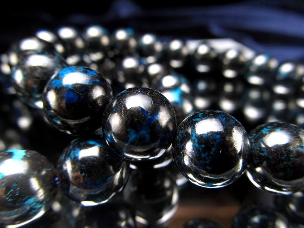 クリソコラ アイアンクリソコラ 珪孔雀石 共生 ブレスレット