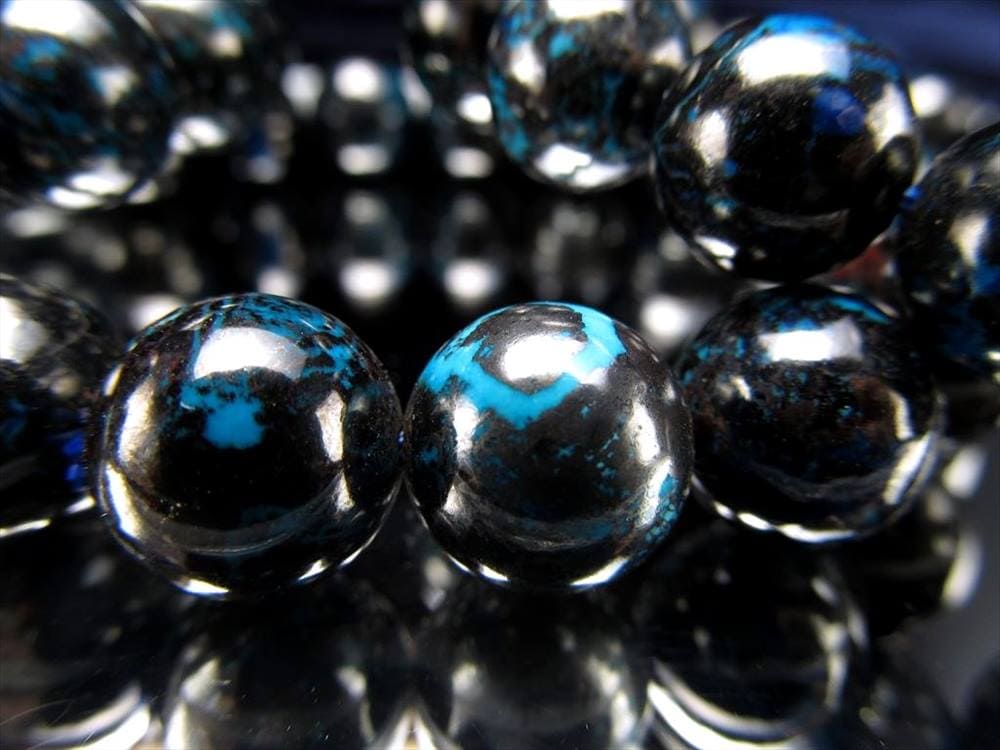 クリソコラ アイアンクリソコラ 珪孔雀石 共生 ブレスレット