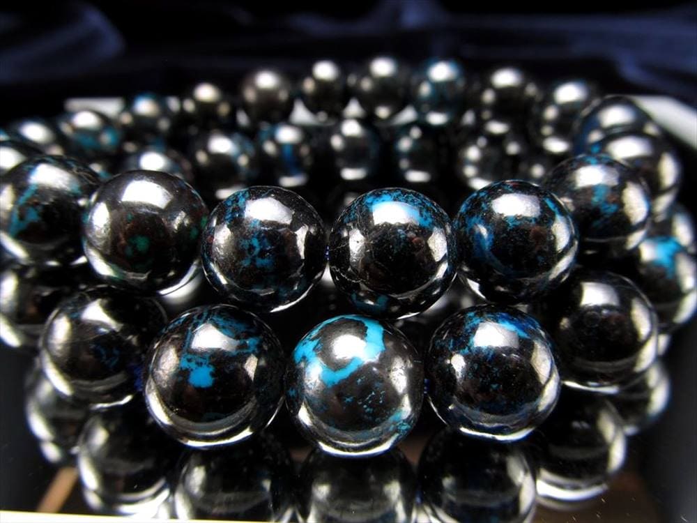 クリソコラ アイアンクリソコラ 珪孔雀石 共生 ブレスレット