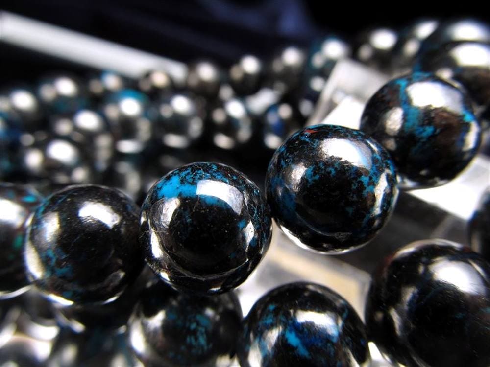 クリソコラ アイアンクリソコラ 珪孔雀石 共生 ブレスレット