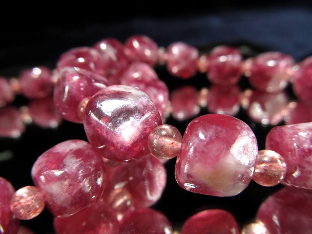 レピドライト パープルマイカ リシア雲母 ブレスレット ブラジル産