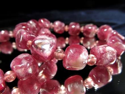 レピドライト パープルマイカ リシア雲母 ブレスレット ブラジル産