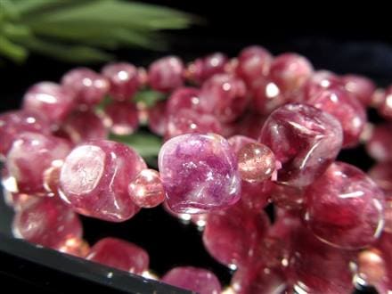 レピドライト パープルマイカ リシア雲母 ブレスレット ブラジル産