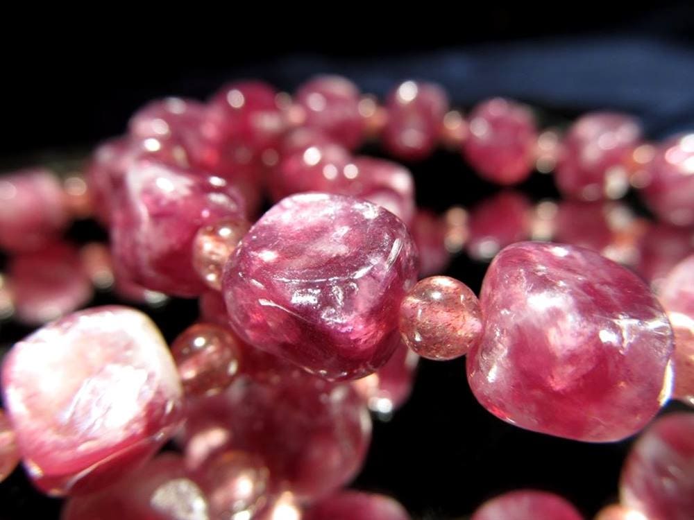 レピドライト パープルマイカ リシア雲母 ブレスレット ブラジル産