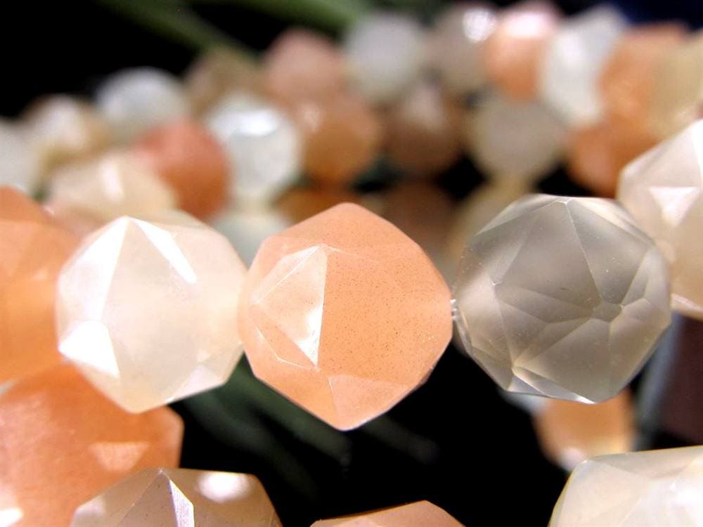 サンムーンストーン サンストーン ムーンストーン ブレスレット 長石 フェルドスパー