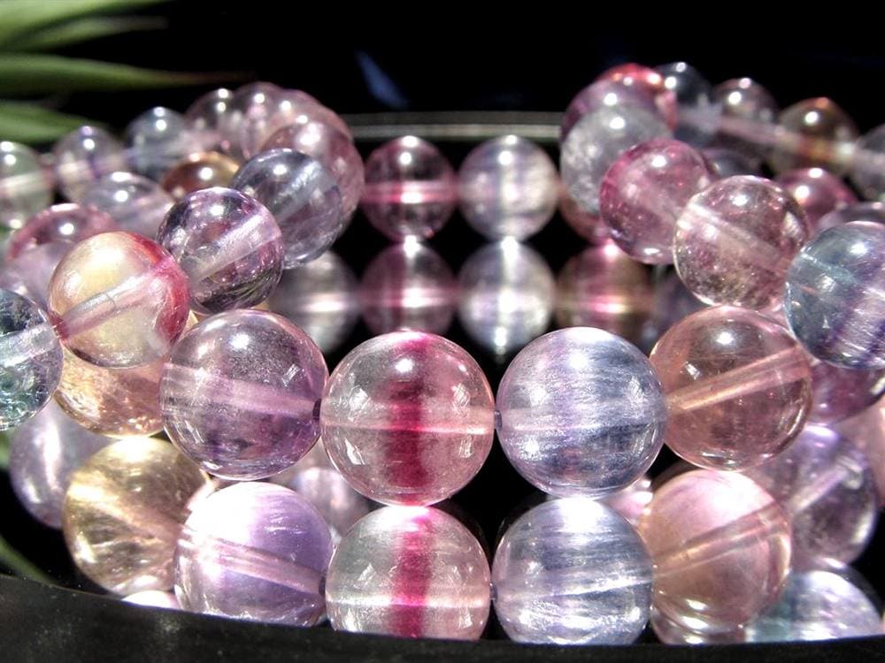 フローライト ブレスレット レインボーフローライト ファントムフローライト 蛍石