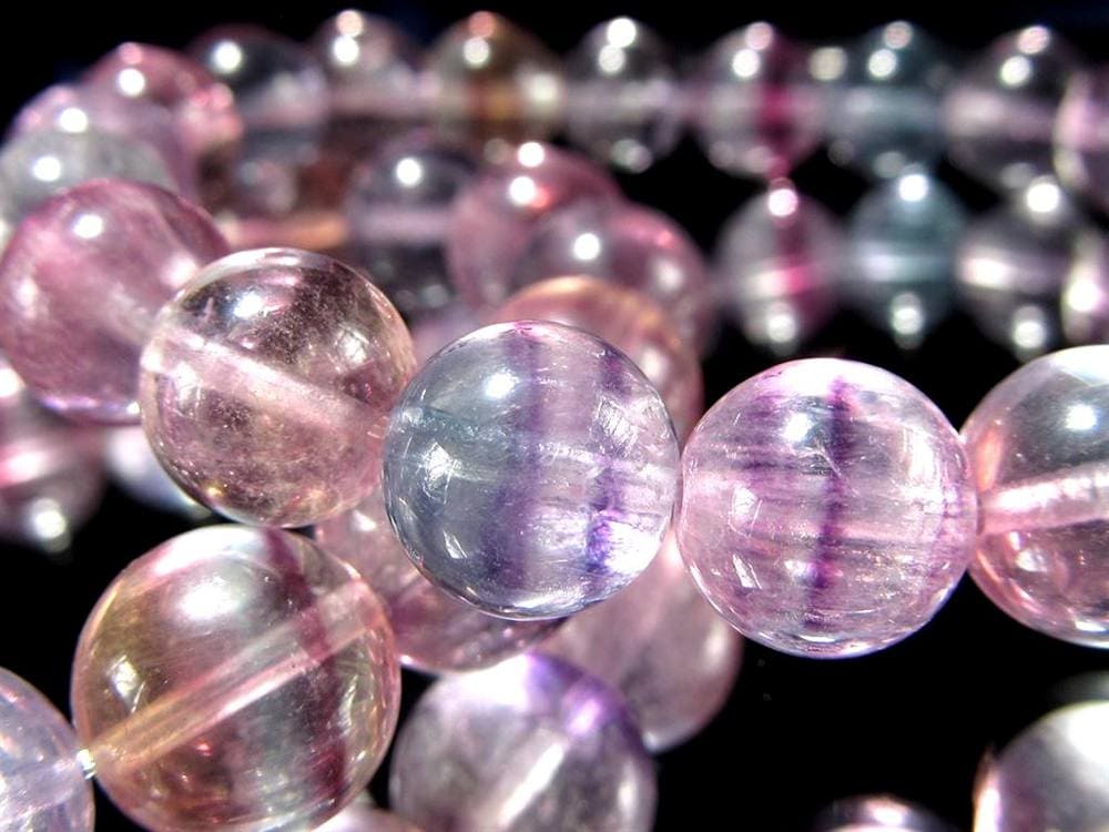 フローライト ブレスレット レインボーフローライト ファントムフローライト 蛍石