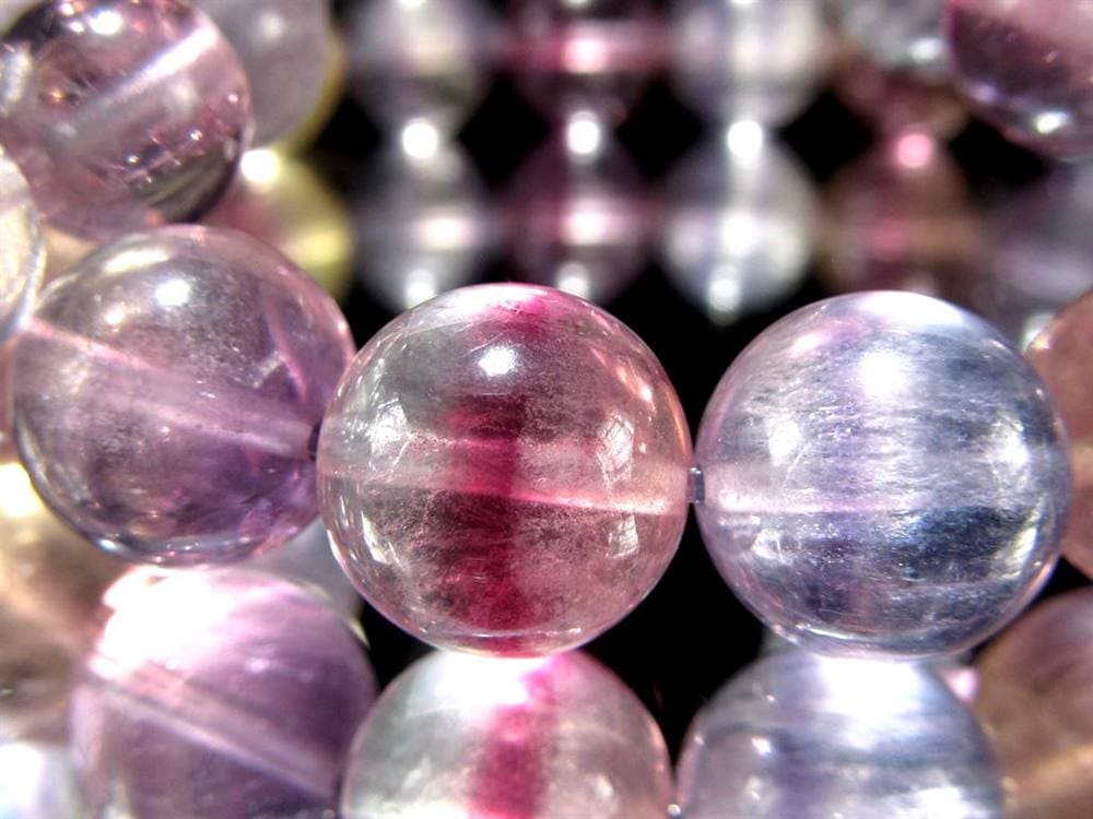 フローライト ブレスレット レインボーフローライト ファントムフローライト 蛍石