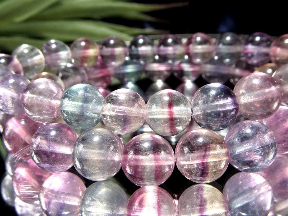 フローライト ブレスレット レインボーフローライト ファントムフローライト 蛍石