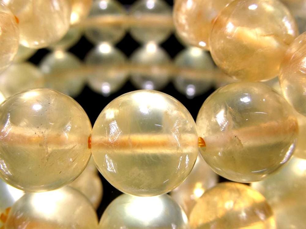 ゴールデンプレナイト 葡萄石 ブレスレット ビタミンカラー 天然石