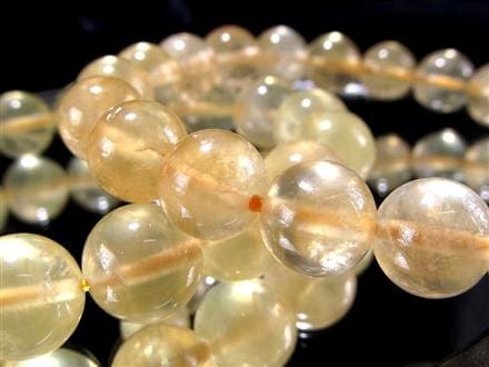 ゴールデンプレナイト 葡萄石 ブレスレット ビタミンカラー 天然石