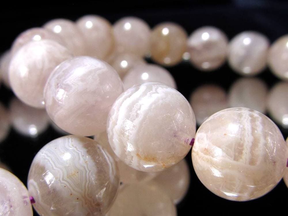 アゲート ピンクアメジストフラワーアゲート クレイジーレース ブレスレット 瑪瑙 天然石 パワーストーン