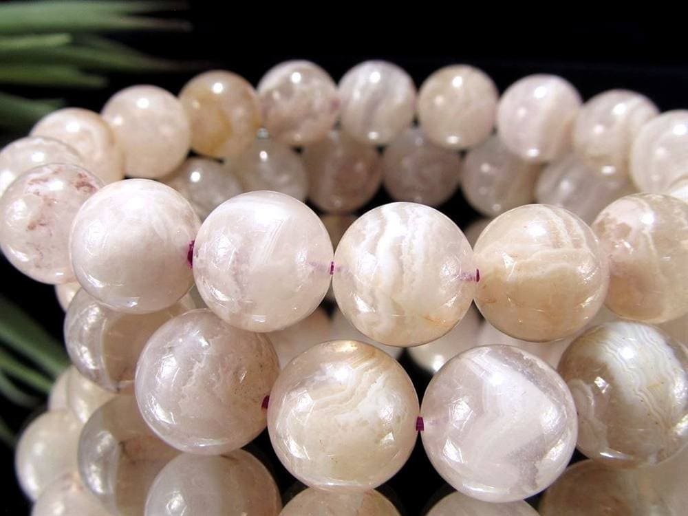 アゲート ピンクアメジストフラワーアゲート クレイジーレース ブレスレット 瑪瑙 天然石 パワーストーン