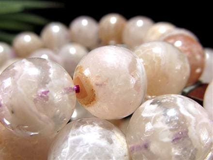 アゲート ピンクアメジストフラワーアゲート クレイジーレース ブレスレット 瑪瑙 天然石 パワーストーン