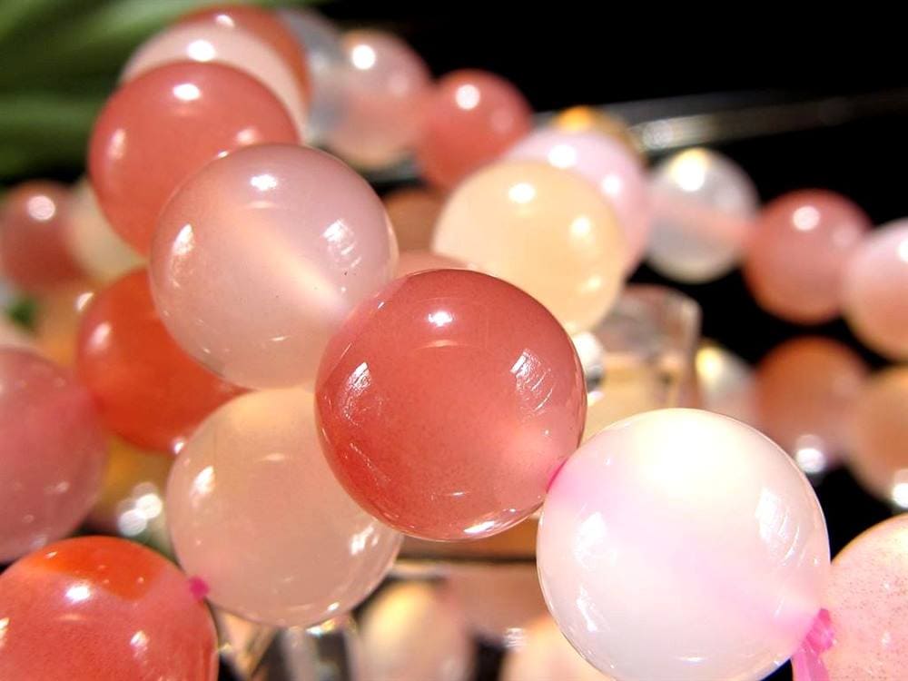 瑪瑙 ブレスレット アゲート 塩源瑪瑙 ソルトソースアゲート