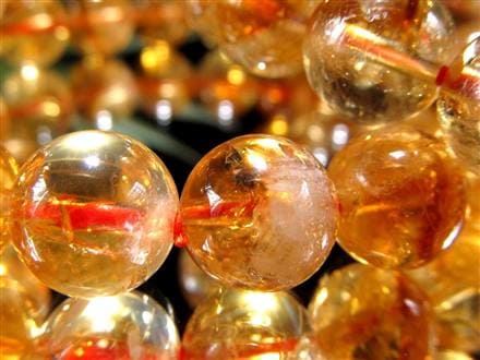シトリン ファントム 幻影黄水晶 ブレスレット ブラジル産