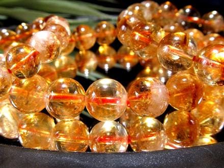 シトリン ファントム 幻影黄水晶 ブレスレット ブラジル産